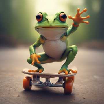 Froggy on Wheels