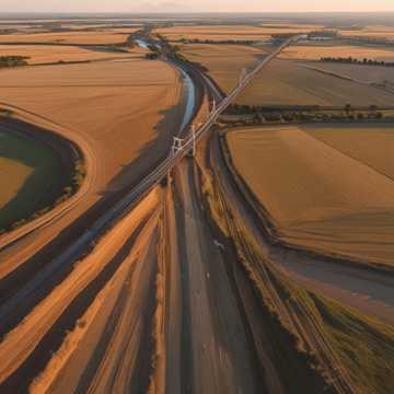 Drone Fly Over Lethbridge