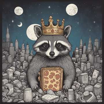 Pizza-Scented Raccoon