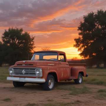 Rusty Old Pickup