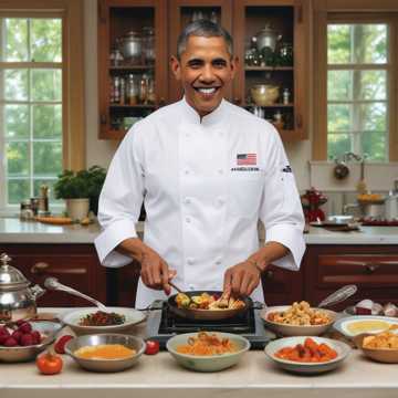 Obama Raps for His Dinner