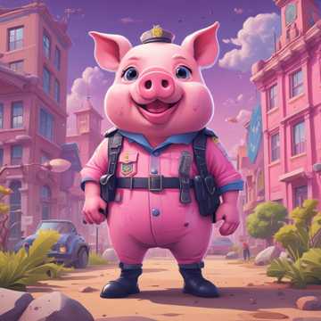 Piggy in pink