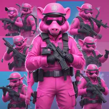 Piggy in p1nk