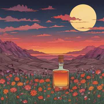 Whiskey and wildflowers 