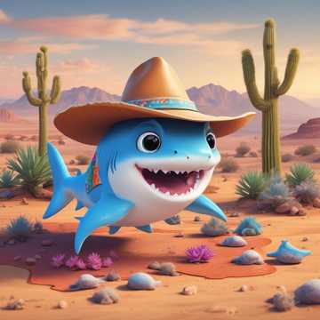 Baby Shark Cowboy