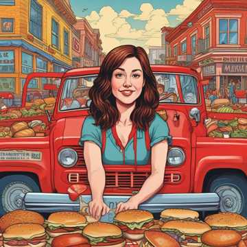 Becky and Her Burger Van