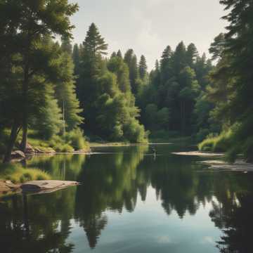 Summer at the Loon Lake Cabin