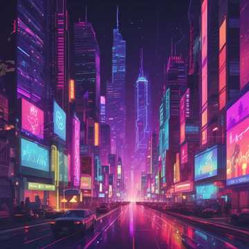 Neon Skyline Nights