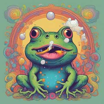 Frog's Smoke Bubbles