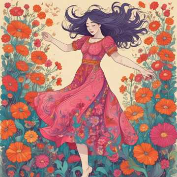 Dancing through the Flowers