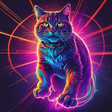 Laser kitty