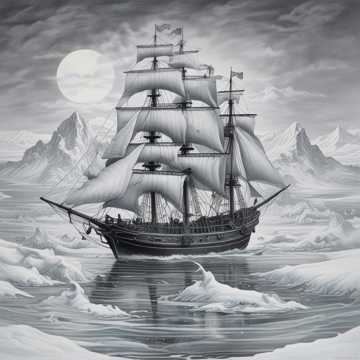 Sailing the Arctic Mist