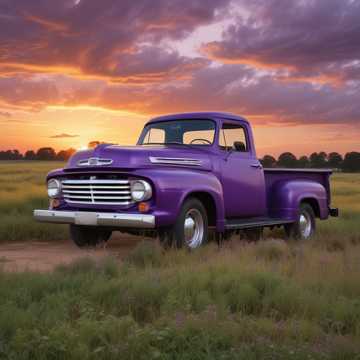 Purple Blob Truck