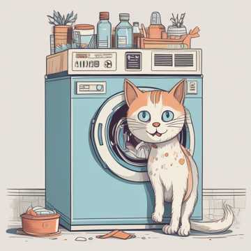 cats in the washing machine 