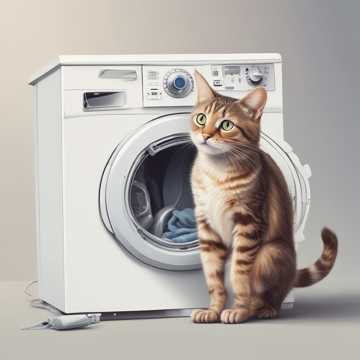 cats in the washing machine 