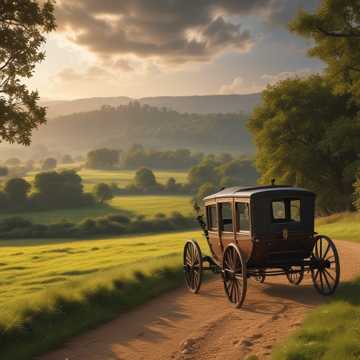 A Wagon in the Meadow