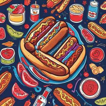 The Opening of Cassandra Minichino Makes Red and Blue Hotdogs Theme (Dr. Seuss' Seussville Kids)