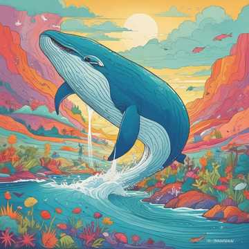 Whale in the Lake