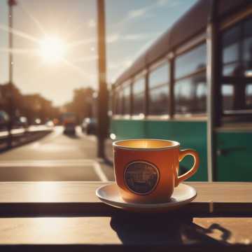 Bus driver love coffee