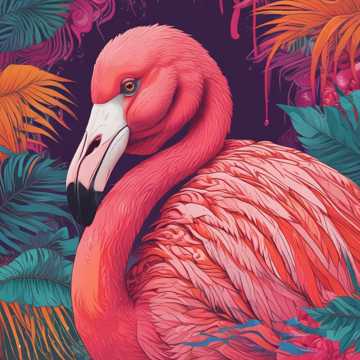 Flamingo-Jagd