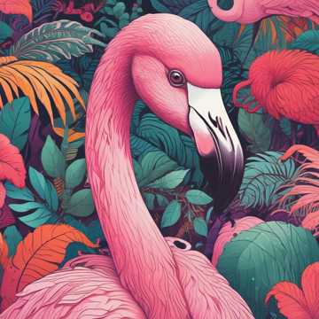 Flamingo-Jagd