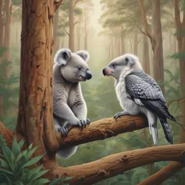 Koala vs. Kookaburra