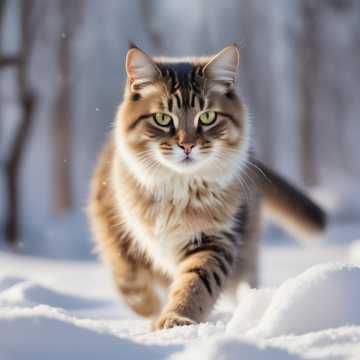 Winter Cat