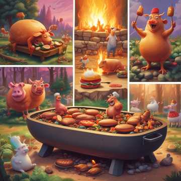 Farm Animals Feast