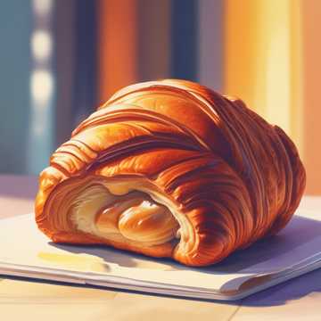 Terence liebt Croissants