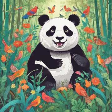 Le Panda Heureux