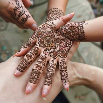 A Beautiful Henna Born Daughter