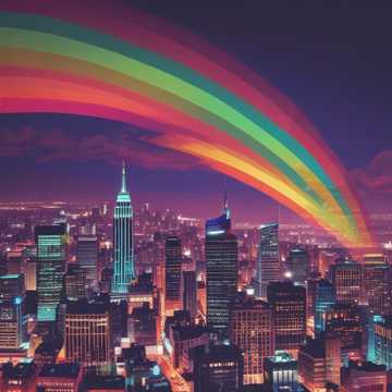 Rainbow in the Night