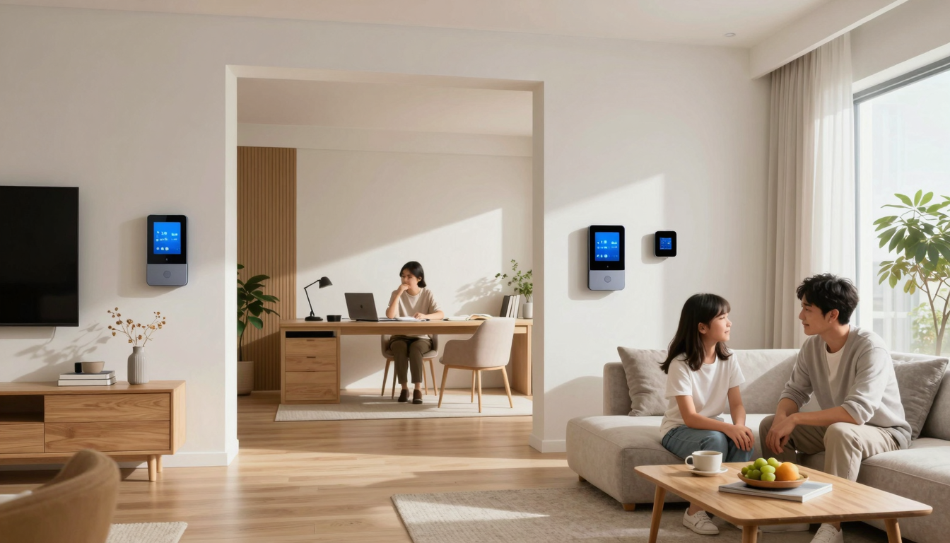 가족 구성원 모두가 만족하는 스마트 홈 인테리어, 공간 디자이너의 솔루션: 완벽한 공간 분리와 취향 존중, 두 마리 토끼를 잡다