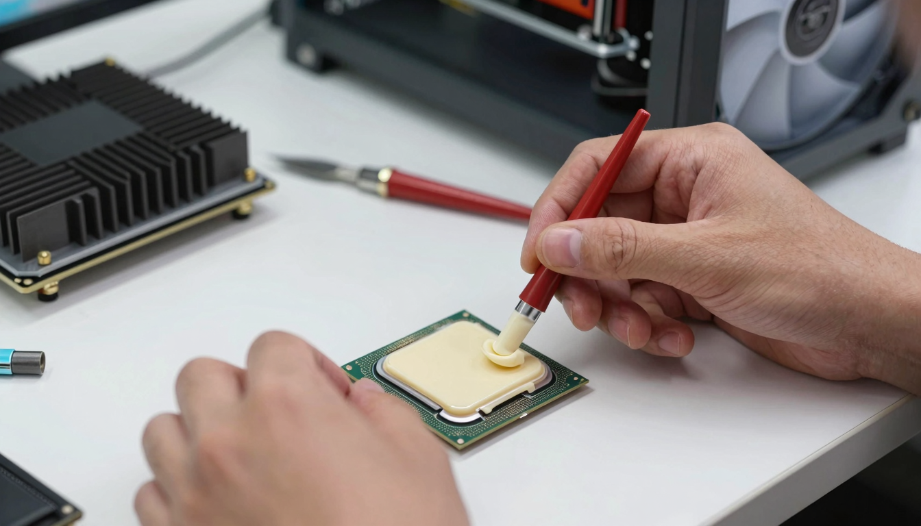 (10년차 SEO 전문가의 구글 상단 노출을 위한 롱테일 키워드 제목) AI PC 발열 해결, 써멀구리스 도포부터 쿨링 시스템 업그레이드까지! 20년 경력 하드웨어 장인의 비법 공개