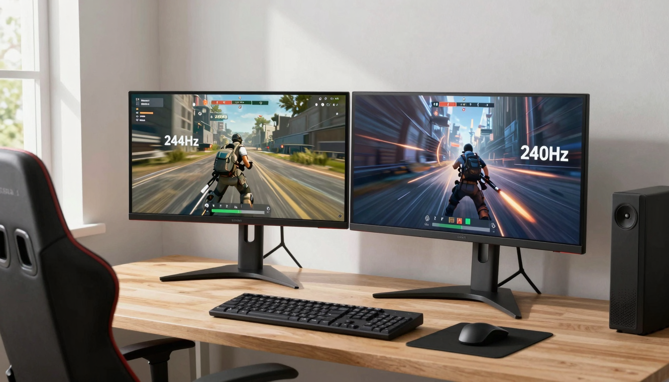 2026년, 내게 딱 맞는 게이밍 환경? 모니터 주사율 144Hz vs 240Hz 완전 비교!