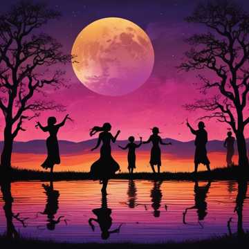 Bailando en la Luna