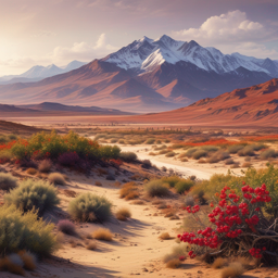 Desert Snow and Berries