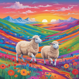 Rainbow Sheep