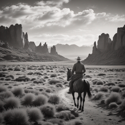 Cowboy On A Dusty Trail