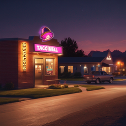 Taco Bell in the Moonlight