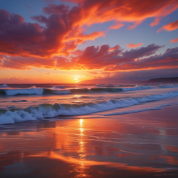 Golden Sands and Evening Skies