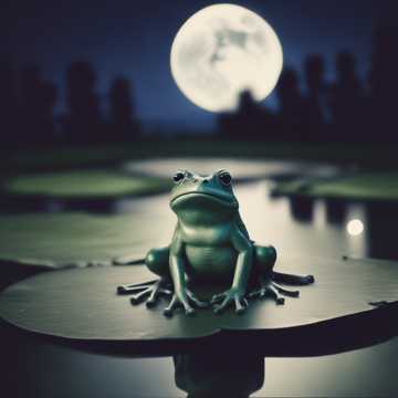 Frogs in the Moonlight