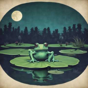 Frogs in the Moonlight