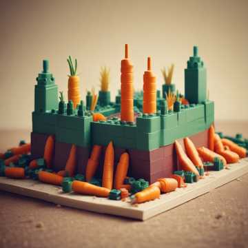 Rock Lego Carrot Army