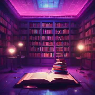 the library in the void