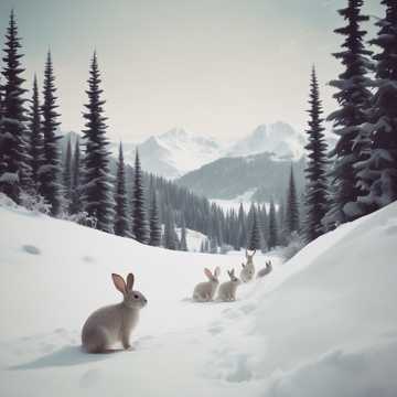 Snowy Critter Paradise