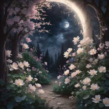 Moonlit Blossoms