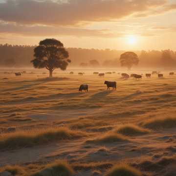 Morning on Panzik Acres