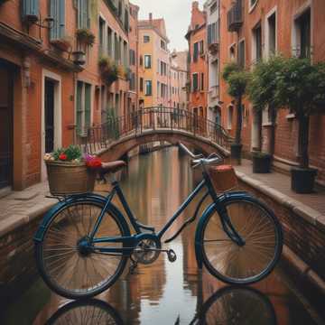 Veneziana in Bicicletta