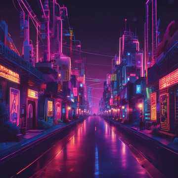 Race Through the Neon